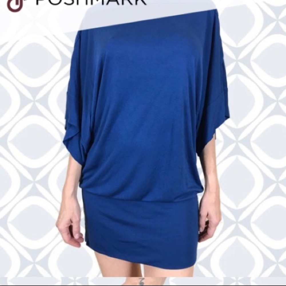 BCBGMAXAZRIA black dolman style dress